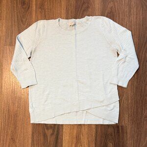 Loft Outlet Sweater Womens Large Light Blue Thin Lightweight Layer